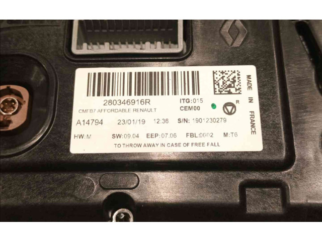 Дисплей 280346916R Renault Clio V