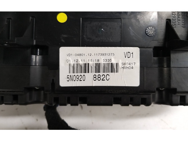 Přístrojová deska Volkswagen Tiguan 2010 5N0920882C, VD104801