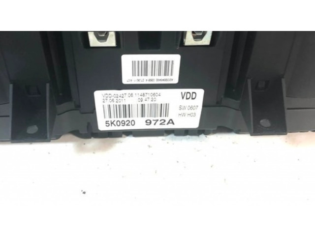 Přístrojová deska  Volkswagen PASSAT B7 2012 3219792  