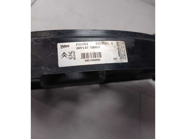 Вентилятор радиатора     FS2083, 9801666680    Peugeot 2008 I 