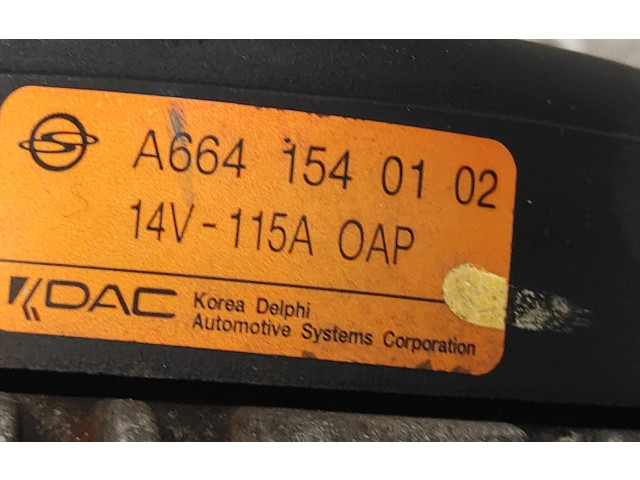 Генератор A6641540102 SsangYong Actyon