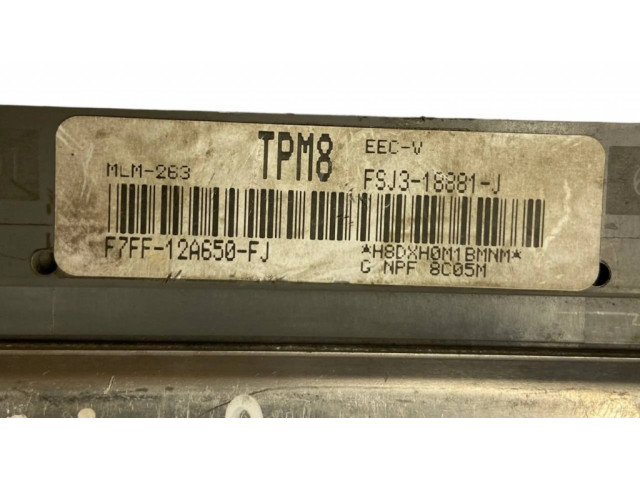 Блок управления двигателя F7FF12A650FJ, FSJ318881J   Mazda 626