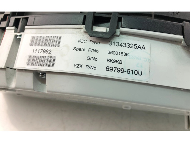 Панель приборов 31343325AA   Volvo V70       