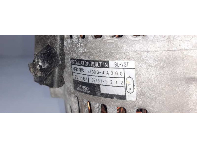 Генератор 373004A300, 021319212   KIA Sorento      