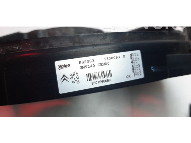 Вентилятор радиатора     9801666680, 47337    Peugeot 2008 I 
