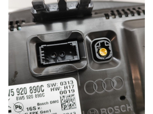 Přístrojová deska Audi A5 2018 8W5920890C, 0263731010