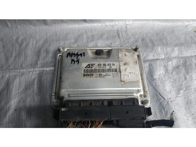 Блок управления двигателя 038906019PA Volkswagen Sharan