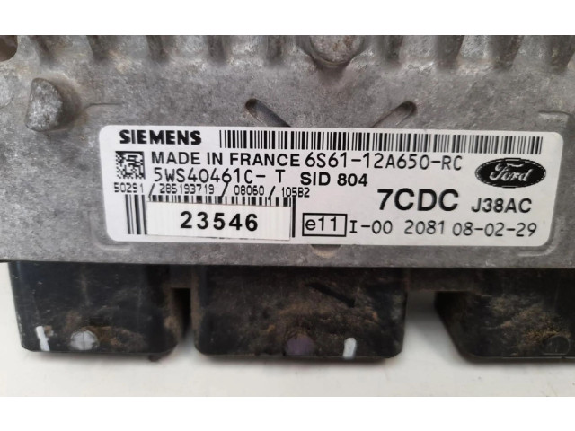 Блок управления двигателем Блок управления 6S6112A650RC, 6S6112A650RC Ford Fusion