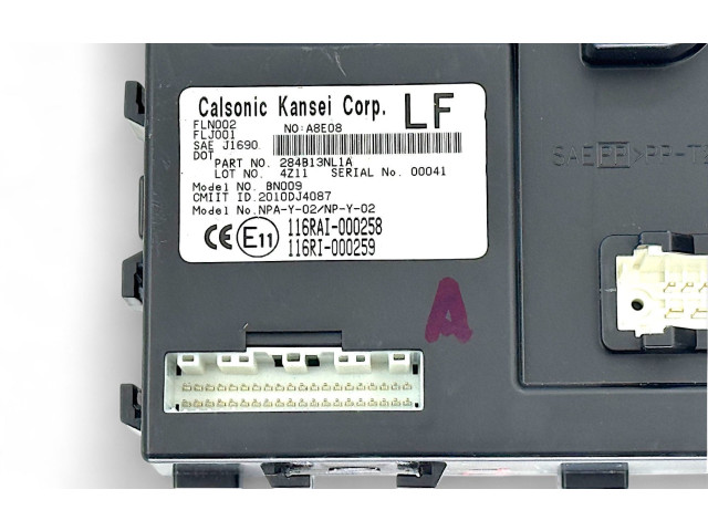 Pojistková skříňka Řídící jednotka BSM 284B13NL1A, 2010DJ4087 Nissan Leaf I (ZE0) 2015