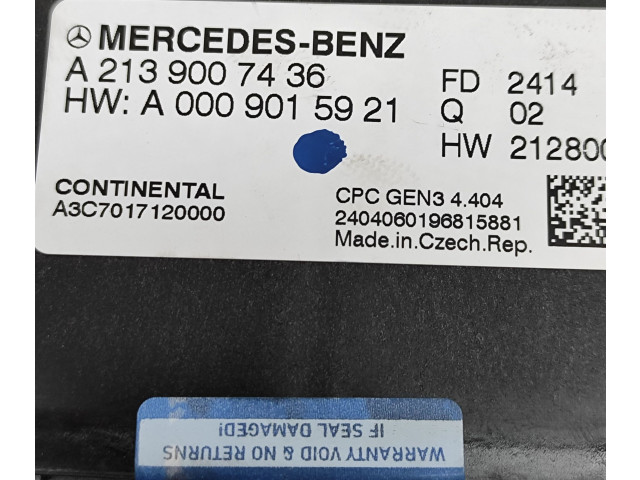 Блок управления коробкой передач A2139007436, A0009015921   Mercedes-Benz CLA C118 X118