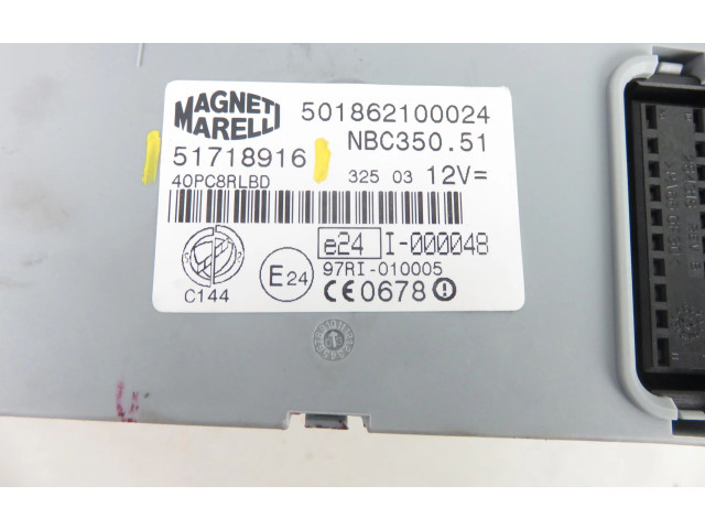 Модуль кузова 51718916, 51718916 Fiat Idea