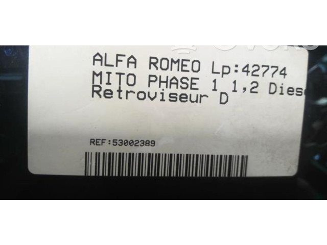 Zpětné zrcátko Alfa Romeo Mito 2010 0000156106551