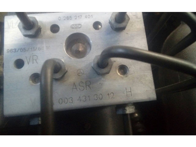 Блок АБС 0265217401, A0034313012H   Mercedes-Benz  E W210  1995 - 2002 года