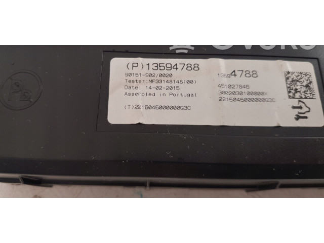 Блок управления климат-контролем 13594788, 13594788 Opel Meriva B