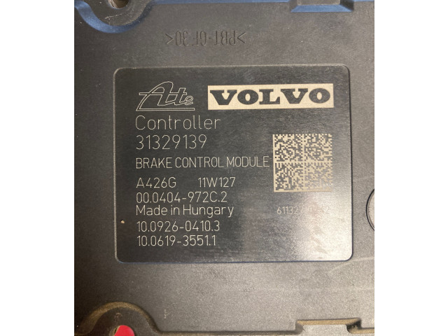 Блок АБС 31329139, 000404972C2 Volvo XC60 2009 - 2013 года