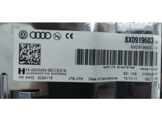 Дисплей 8X0919603, 8X0919603A Audi A1