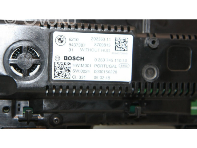 Přístrojová deska BMW 5 G30 G31 2017 J00623, 62105A5A9F3