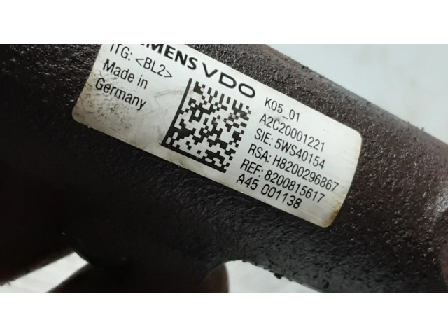 Vstřikovací lišta 8200815617, 5WS40154 Renault Laguna III pro naftový motor 1.5