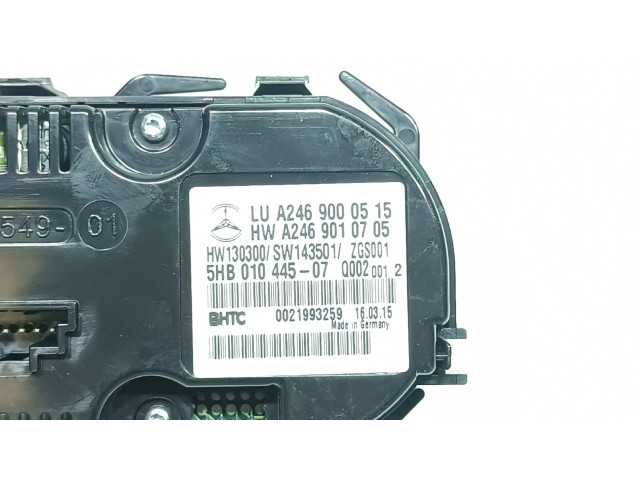 Блок управления климат-контролем A2469000515 Mercedes-Benz A W176