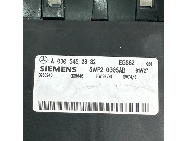 Блок управления коробкой передач A0305452332, 0250940   Mercedes-Benz E W211