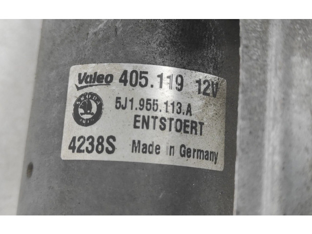 Моторчик дворников 5J1955113A Skoda Fabia Mk2 (5J)