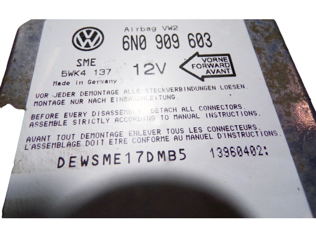 Блок подушек безопасности 6N0909603 Volkswagen Transporter - Caravelle T4