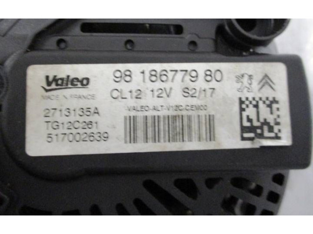Генератор 9818677980, TG12C261   Peugeot 2008 I 1.2     
