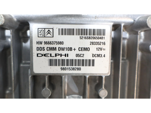 Řídící jednotka Peugeot 508 2012