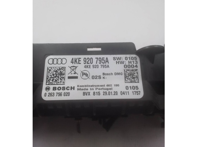 Панель приборов 4KE920795A, 0263756020 Audi e-tron
