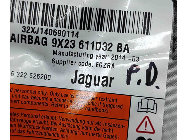 Подушка безопасности в сиденье 9X23611D32BA Jaguar XF X250