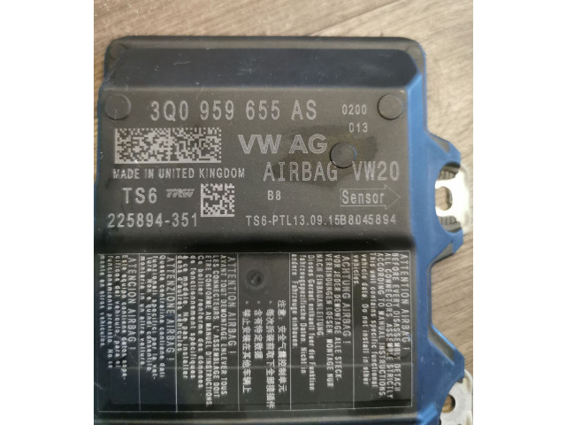 Поршень Блок управления надувных подушек crm 3Q0959655, 3Q0959655AS Skoda Octavia Mk3 (5E)