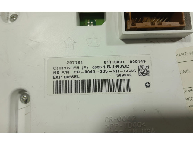 Панель приборов 68331516AC Jeep Grand Cherokee