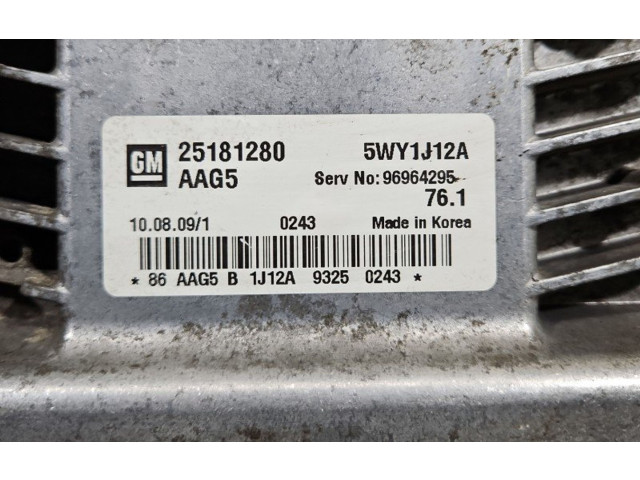 Блок управления двигателем Блок управления 25181280, IMPRK1420019   Chevrolet Cruze