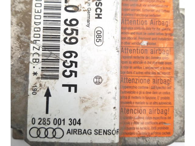 Блок подушек безопасности 8L0959655F, 0285001304 Audi A3 S3 8L