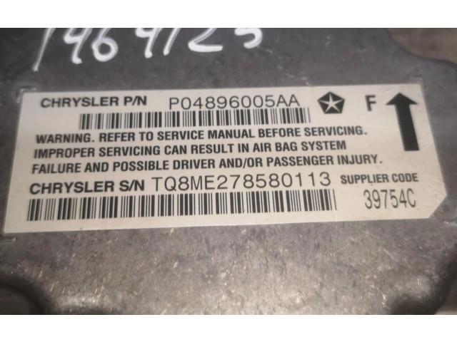 Блок подушек безопасности SLVP04896005AA Jeep Cherokee III KJ