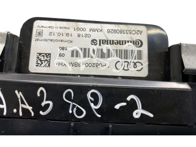 Блок управления климат-контролем A2C53380926, 0218191012   Audi A3 S3 A3 Sportback 8P