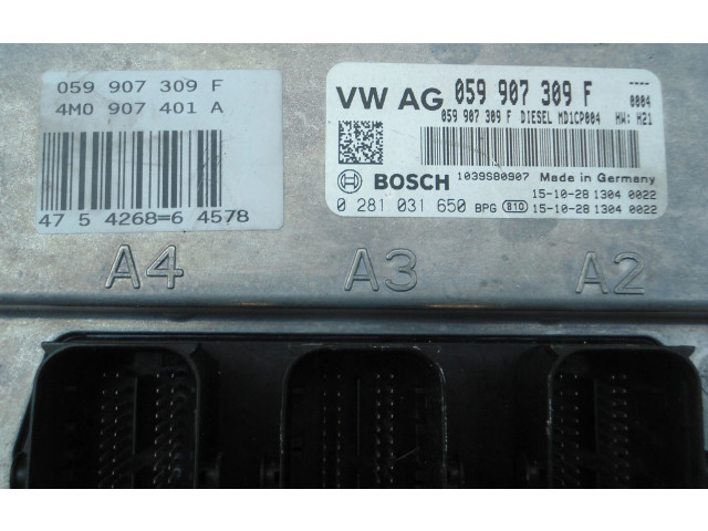 Řídící jednotka 059907309F Audi Q7 4M 2015