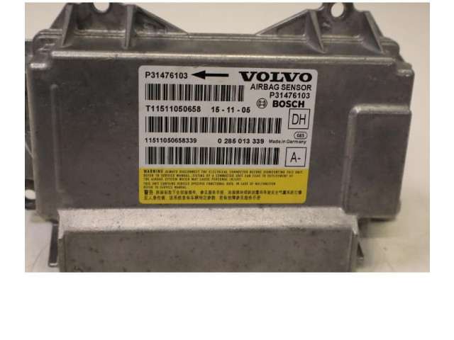 Блок подушек безопасности 0285013939 Volvo S60