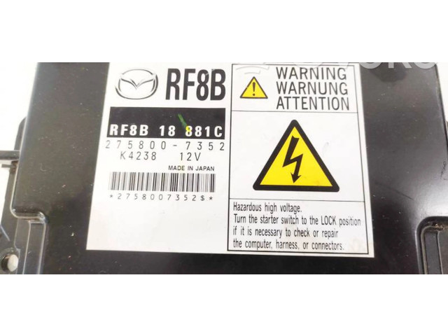 Řídící jednotka RF8B18881C, 2758007352 Mazda 3 I 2007