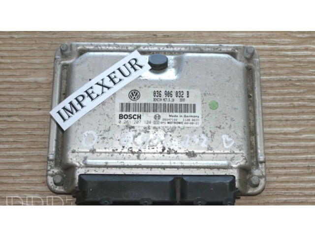 Блок управления двигателя 036906032B Volkswagen Golf IV
