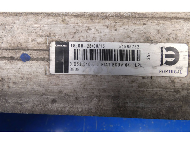 Радиатор интеркулера 51966752, 8D5351000   Fiat 500X       