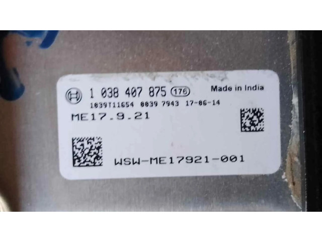 Řídící jednotka 391F203GA0, CENTRALITAMOTORUCE Hyundai i20 (GB IB)