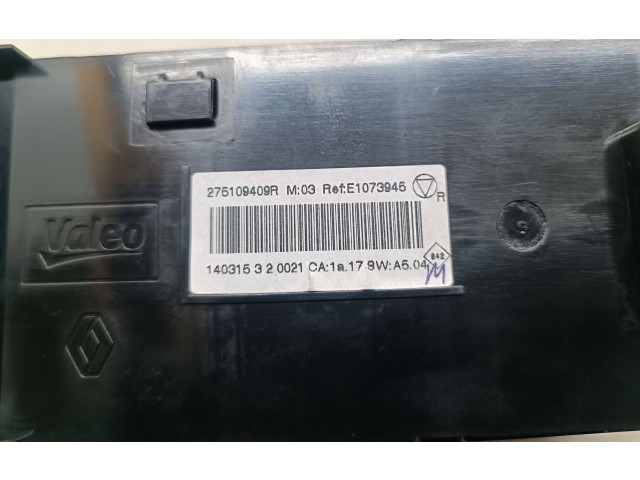 Блок управления климат-контролем 275109409R, E1073945   Renault Scenic III   Grand scenic III