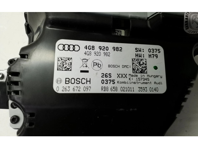 Přístrojová deska Audi A6 S6 C7 4G 2012 4G8920982