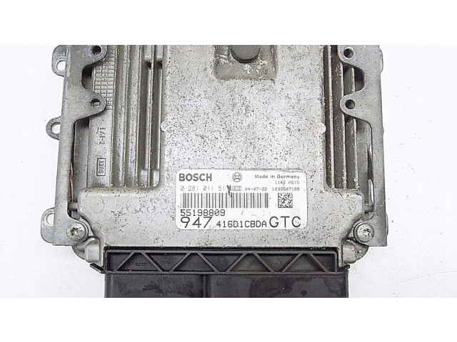 Řídící jednotka 0281011511, 55198809 Alfa Romeo GT 2004