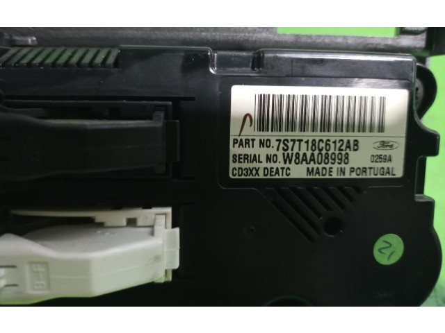 Блок управления климат-контролем 7S7T18C612AB   Ford S-MAX