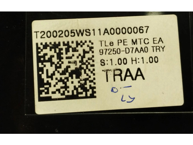 Блок управления климат-контролем 97250D7AA0   Hyundai Tucson LM