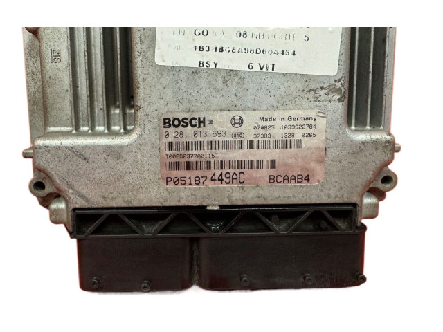 Řídící jednotka 0281013693, P05187449AC Dodge Caliber 2007