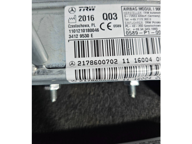 Подушка безопасности в сиденье 2178600702, 34129530F Mercedes-Benz S C217