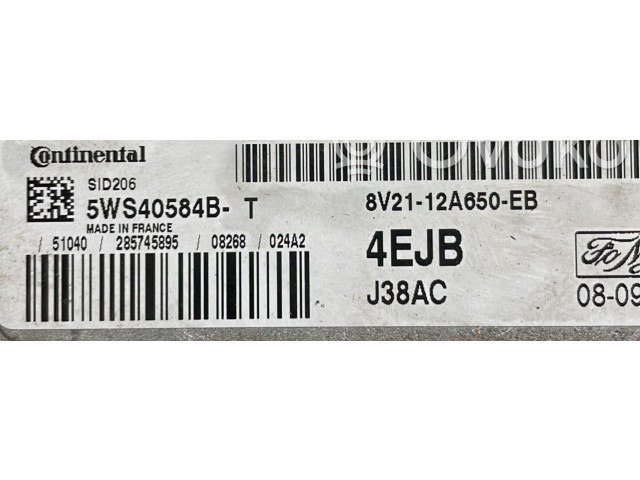 Řídící jednotka 8V21-12A650-EB, 8V21-12A650-EB Ford Fiesta 2010